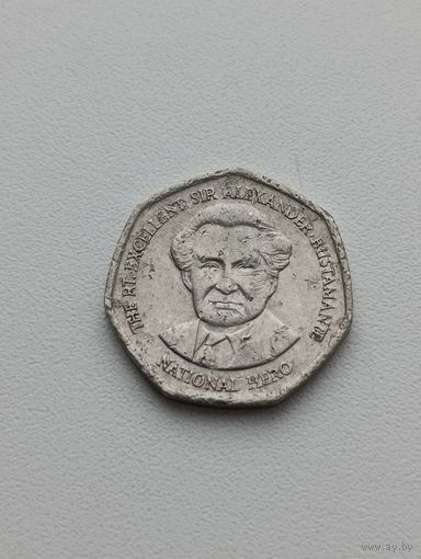 Ямайка. 1 доллар 1995 года. (4)