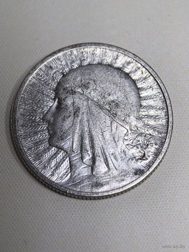 2 злотых 1933  год.  Польша,