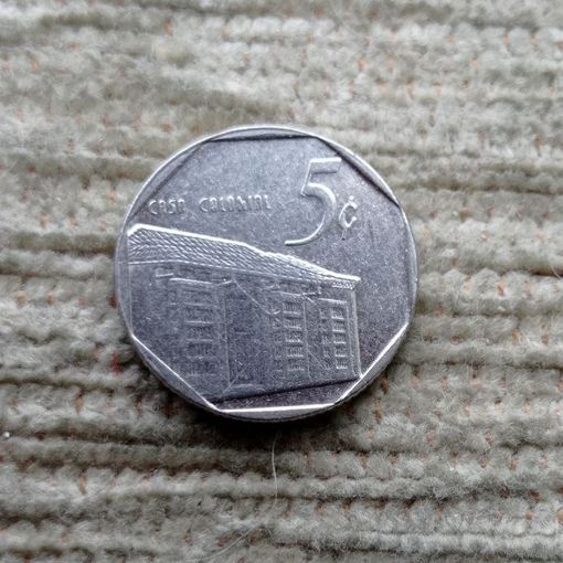 Werty71 Куба 5 сентаво 1994