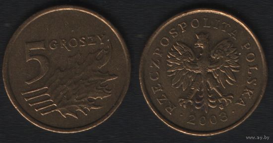Польша y278 5 грош 2003 год (mw) (_alb2