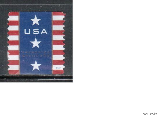 США-2007 (Мих.4243) , гаш., Стандарт, Флаг (одиночка),(2)