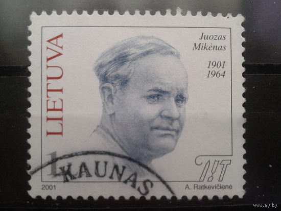 Литва 2001 Скульптор