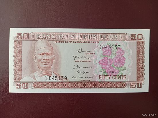 Сьерра-Леоне 50 центов 1984 UNC