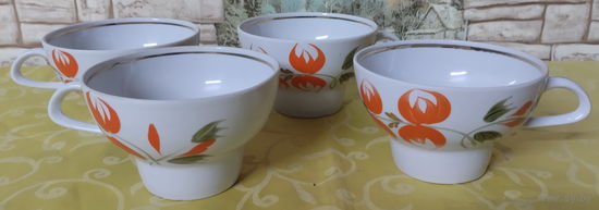 Чашка чайная СССР. Минский фарфоро-фаянсовый завод (Минск), 1968-1983 гг