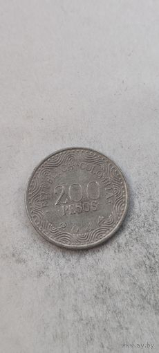 Колумбия 200 песос 2014