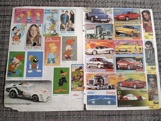 Наклейки 90-х Лот 7