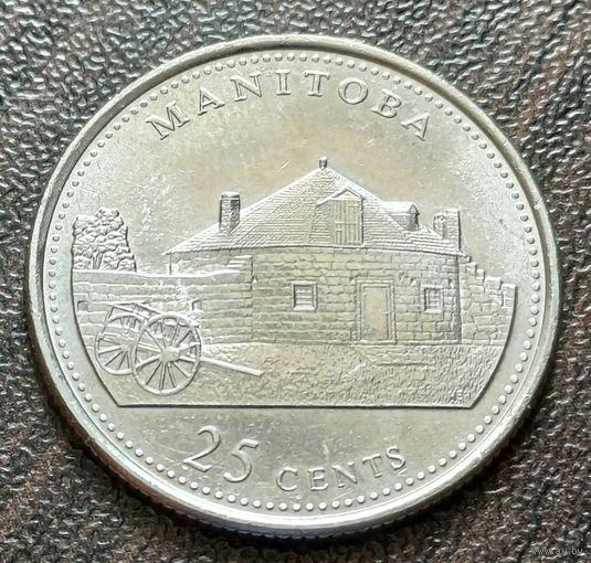 Канада 25 центов, 1992 Манитоба    ( 1-6-7 )