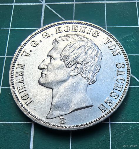 1 Талер. Саксония. 1864г.