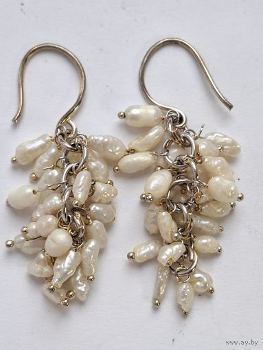 Серьги. Жемчуг. Гроздья. 70-е годы