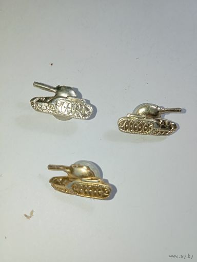 Петлици Танковые войска  СССР . С рубля