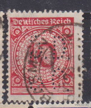 Германия третий рейх  Веймарская республика 1923 год лот 3 С ПЕРФИНОМ