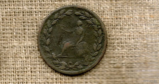 Великобритания 1/2 пенни 1813 /лев// (ON)