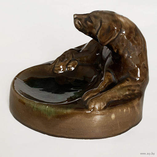 Пепельница "Охотничья собака". СССР