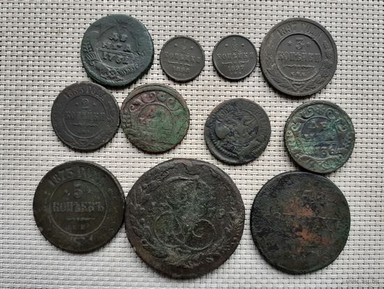 Медные монеты РИ