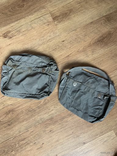 2  армейские  НОВЫЕ сумочки ВВС  из  негорючей  чешской  материи-с трудом  режет нож! Супер  защёлки!