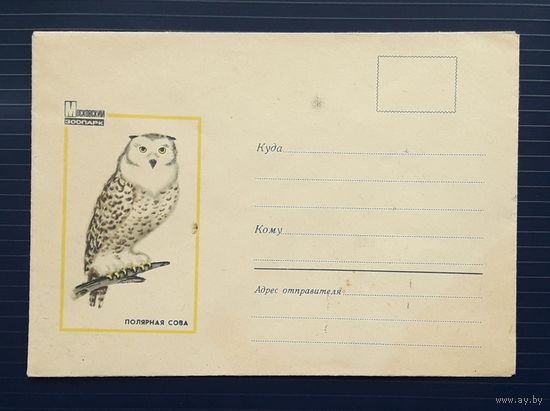 СССР 1970 НМХК худ.Каневский. Полярная сова.