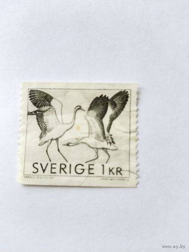 Швеция 1981  журавли