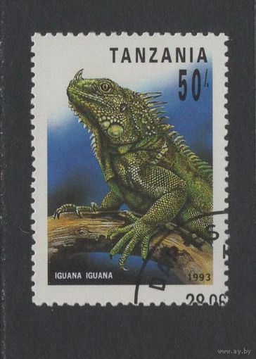 Танзания 1993 Рептилии Травоядная крупная ящерица Игуана Used