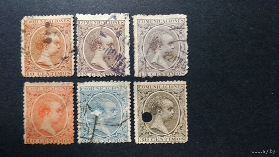 Испания\252с\ 1889 год Король Альфонсо