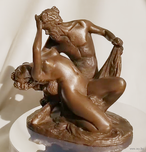 Скульптура Сатир и Вакханка Бронза