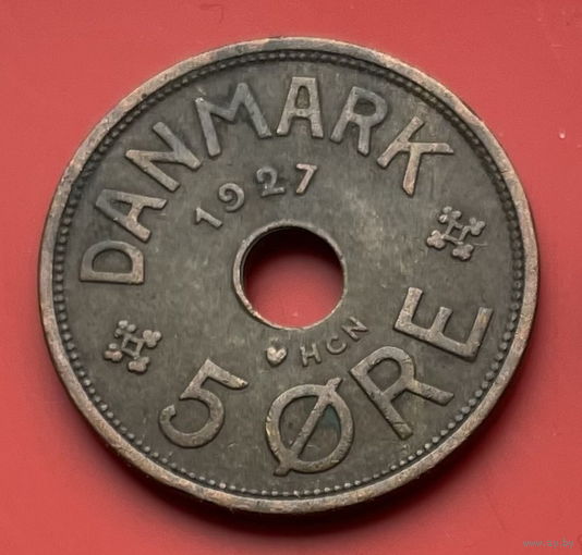 36-04 Дания 5 эре 1927 г.