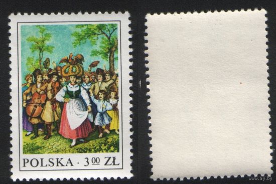 Польша 1977-06 2509 марка из серии Польские народные обряды 3,00zl (a1-13 ТОРГ/ВАША ЦЕНА
