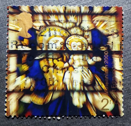 Марка Великобритания 2000 год