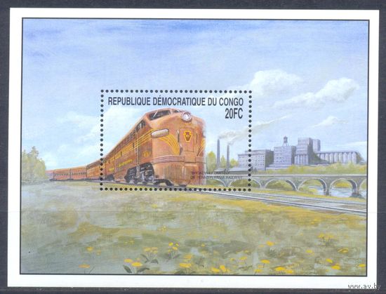 Конго 2001 Локомотивы, блок