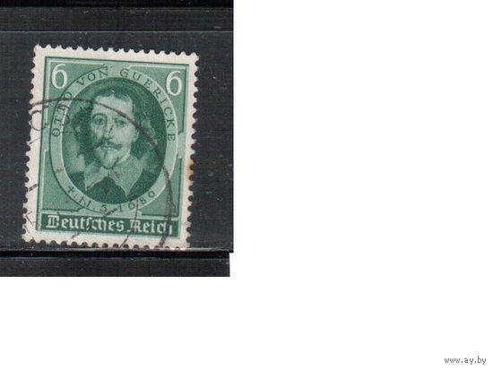 Германия(Рейх)-1936,(Мих.608)  гаш., Личности, Физик(одиночка)