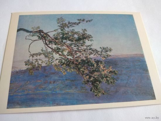 Открытка 1985г. А. Иванов. Ветка.