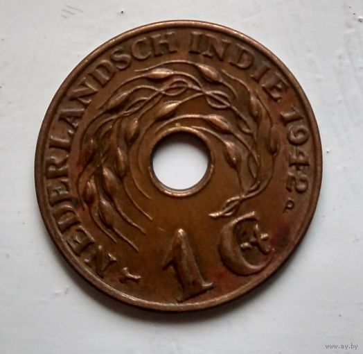 Голландская Ост-Индия 1 цент, 1942  2-13-12