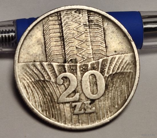 Польша 20 злотых 1974