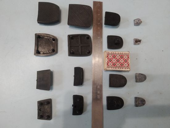 Набойки для обуви новые 8 пар.