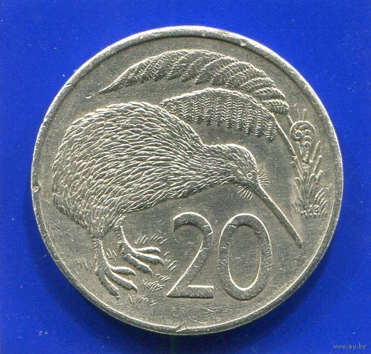 Новая Зеландия 20 центов 1980