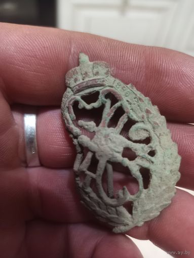 Знак 67-го пехотного Тарутинского Великого Герцога Ольденбургского полка в честь 100-летнего юбилея.для нижних чинов