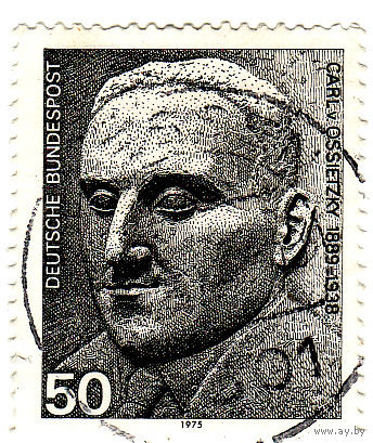 Карл фон Оссиецкий (1889-1938), публицист, лауреат Нобелевской премии 1936 года. 1975 год