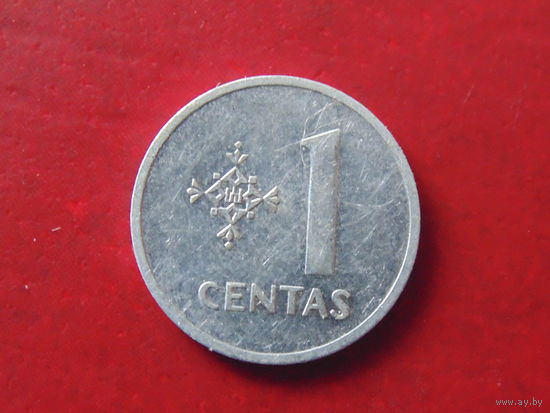 Литва 1 цент 1991 г.