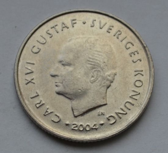 Швеция, 1 крона 2004 г.