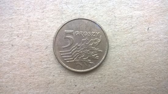 Польша 5 грошей, 1999г. (D-16)