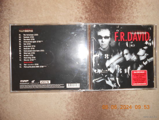 F.R. David – Numbers /CD