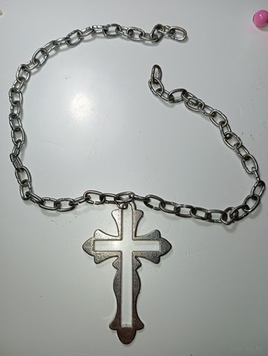 Цепь  с крестом . С рубля