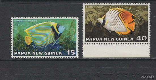 Папуа Новая-Гвинея 1976** Морская фауна Тропические рыбы