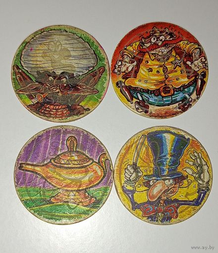 Фишки Chupa Caps Glow in the Dark #2, 3, 5, 13