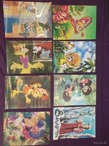 Стереооткрытки лотом