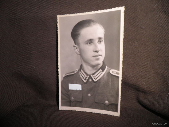 Почтовая карточка военная фотография WW2.Рядовой.(лот 05).С рубля.