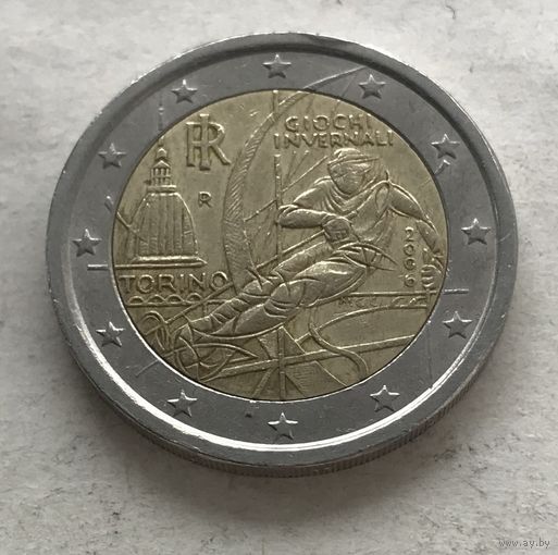 Италия 2 евро 2006 - XX зимние Олимпийские Игры, Турин 2006