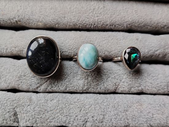 Кольца серебряные