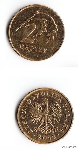 2 гроша Польша 2011 года