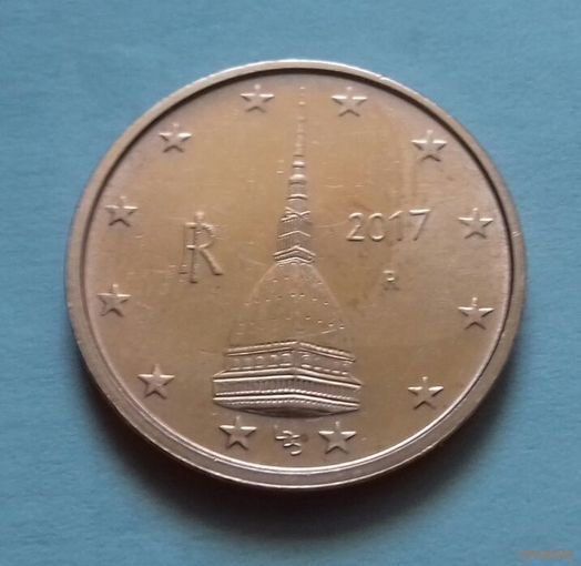 2 евроцента, Италия 2017 г., AU