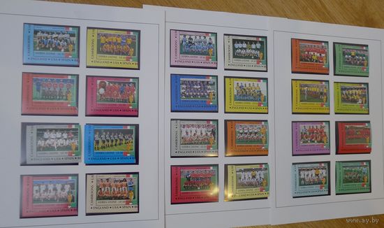 Сьерра-Леоне-1990(Мих.1431-1454)  , **  , Спорт, Футбол,ЧМ-1990(полная серия)